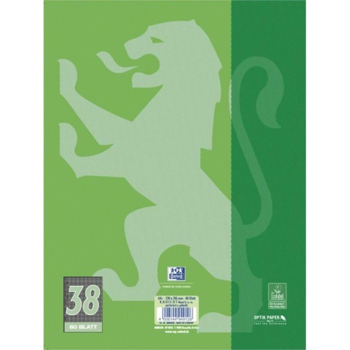 Oxford Collegeblock A4+ (220 x 295 mm) Linkshänder 2 Oxford Collegeblock A4+ (220 x 295 mm) Linkshänder 2