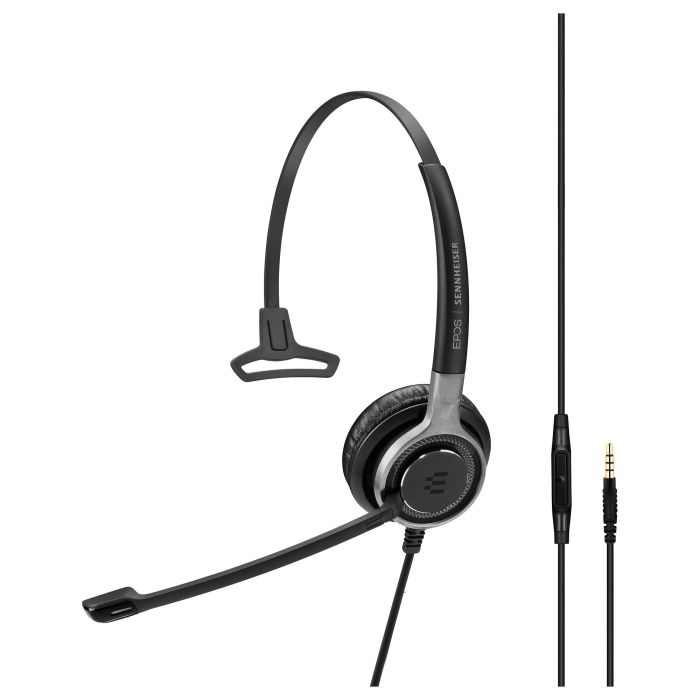 EPOS | Sennheiser Impact SC 635 Auriculares Diadema Alámbricos con Micrófono Boom Cancelación Ruido, Negro y Plata 7