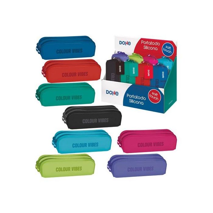 Portatodo Dohe Colour Vibes Doble Silicona Surtido Expositor De 8