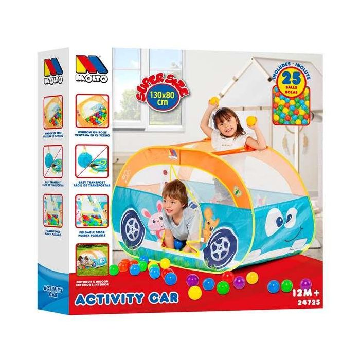 Parque de bolas coche con 25 bolas incluidas. Parque de bolas coche con 25 bolas incluidas.