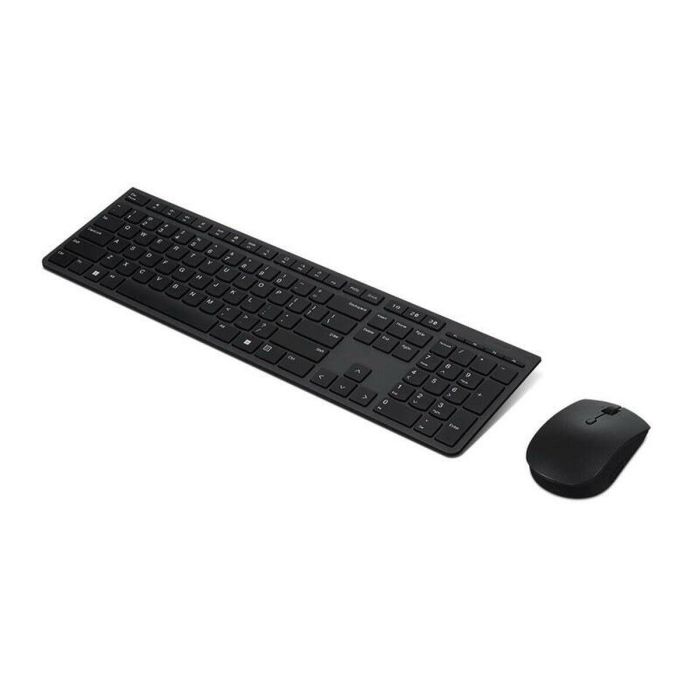 Teclado y Ratón Inalámbrico Lenovo SLIM COMBO II ES MC00011728 Negro Qwerty Español 1