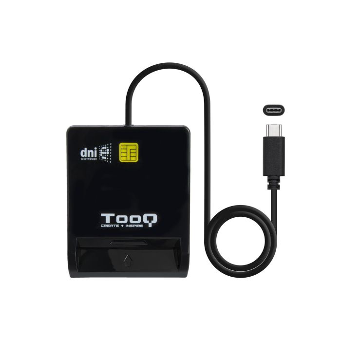 TooQ TQR-211B Lector de DNI electrónico 4.0, Tarjetas Inteligentes y SIM. Conexión USB-C para PC y Mac sin drivers, Negro. 2 TooQ TQR-211B Lector de DNI electrónico 4.0, Tarjetas Inteligentes y SIM. Conexión USB-C para PC y Mac sin drivers, Negro. 2
