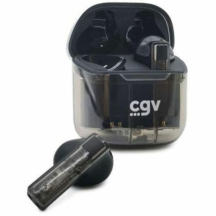 Auriculares inalámbricos Bluetooth - CGV - URBAN GHOST (Negro) - Batería de 30h - Control táctil - TWS 2 Auriculares inalámbricos Bluetooth - CGV - URBAN GHOST (Negro) - Batería de 30h - Control táctil - TWS 2
