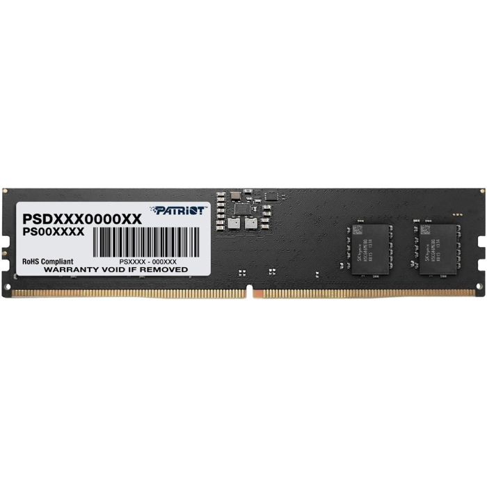 Patriot PSD516G480081 DIMM 16 GB DDR5 4800 MHz 288-pin, Memoria RAM para PC, Negro 0 Patriot PSD516G480081 DIMM 16 GB DDR5 4800 MHz 288-pin, Memoria RAM para PC, Negro 0