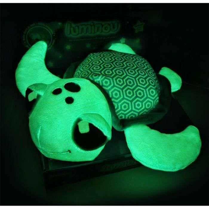 Peluche Tortuga Luminosa Natural Caparazón Ma Petite +/- 25 cm - JEMINI - Recargable con luz, funciona sin pilas. 5