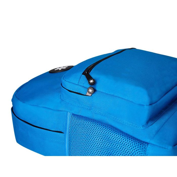 Cartera Antartik Mochila Con Asa Y Bolsillo Frontal Concremallera Color Azul 320x140x430 mm 8