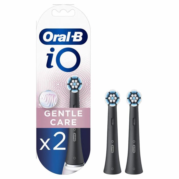 Recambio para Cepillo de Dientes Eléctrico Oral-B IO Negro 2 uds 2 Unidades