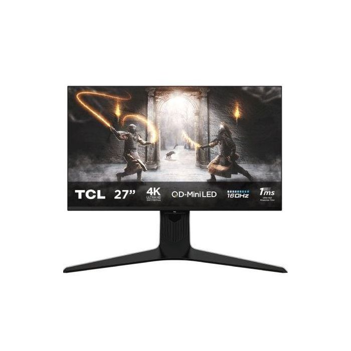 Monitor Gaming TCL 27R83U 27"/ 4K/ 1ms/ 160Hz/ VA/ Regulable en altura/ Blanco y Negro Monitor Gaming TCL 27R83U 27"/ 4K/ 1ms/ 160Hz/ VA/ Regulable en altura/ Blanco y Negro