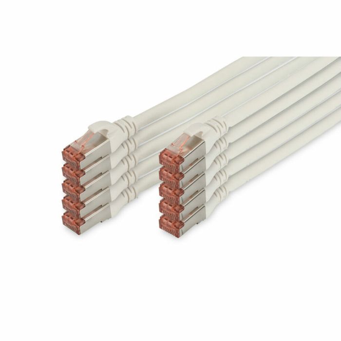 Cable de Red Rígido UTP Categoría 6 Digitus DK-1644-0025-WH-10 Blanco 25 cm