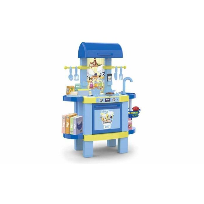 Bluey Cocina de Juguete 2 en 1: Set de Cocina Infantil y Accesorios para Niños +3 Años - Medidas 57x18x8,15 cm