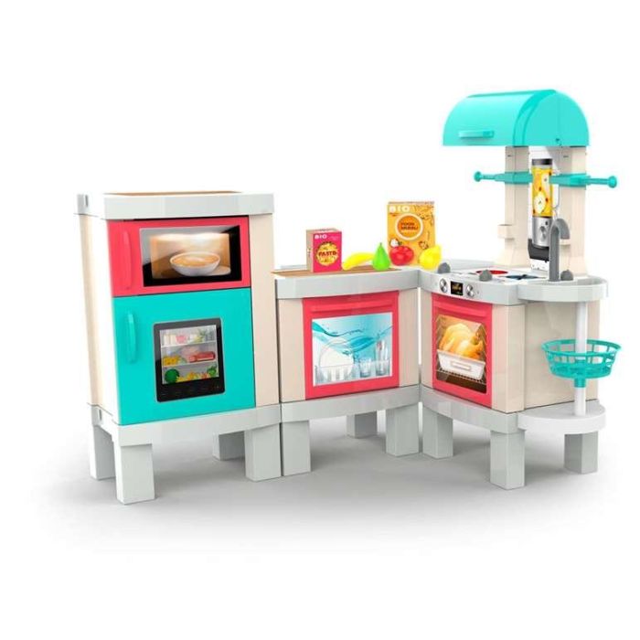 Cocina kitchen XL con luces y sonidos, transformable en barbacoa y 3 formatos diferentes de montaje 121x95x100 cm Cocina kitchen XL con luces y sonidos, transformable en barbacoa y 3 formatos diferentes de montaje 121x95x100 cm