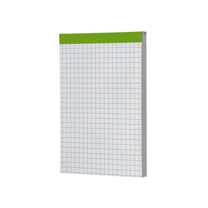 Bloc Notas Liderpapel Cuadro 4 mm A7 80 Hojas 60 gr-M2 Perforado Sin Tapa 10 unidades 1