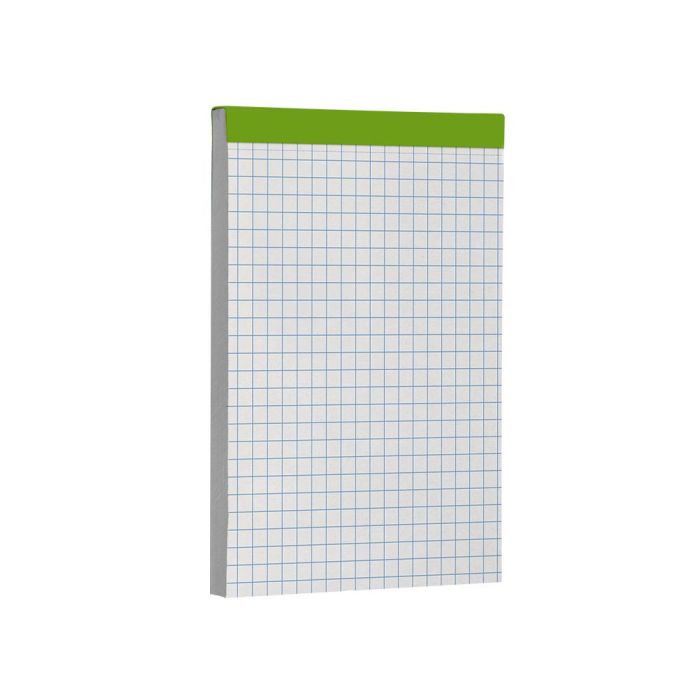 Bloc Notas Liderpapel Cuadro 4 mm A7 80 Hojas 60 gr-M2 Perforado Sin Tapa 10 unidades 2