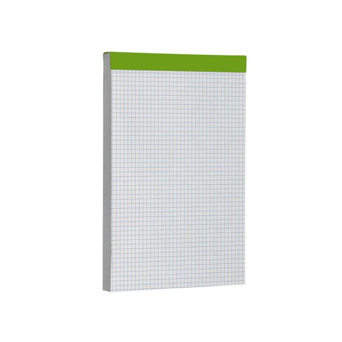 Bloc Notas Liderpapel Cuadro 4 mm A5 80 Hojas 60 gr-M2 Perforado Sin Tapa 6 unidades 2