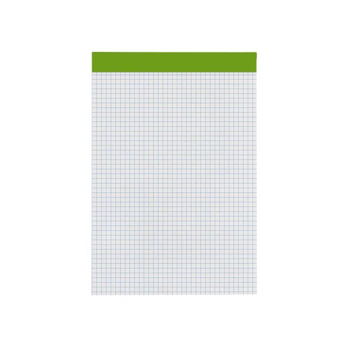 Bloc Notas Liderpapel Cuadro 4 mm A5 80 Hojas 60 gr-M2 Perforado Sin Tapa 6 unidades 1