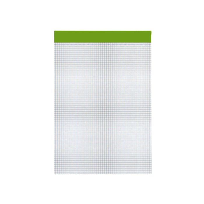 Bloc Notas Liderpapel Cuadro 4 mm A4 80 Hojas 60 gr-M2 Perforado Sin Tapa 5 unidades