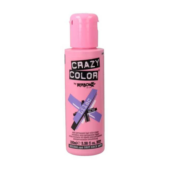 Tinte Semipermanente Lilac Crazy Color Nº 55 (100 ml) (100 ml)