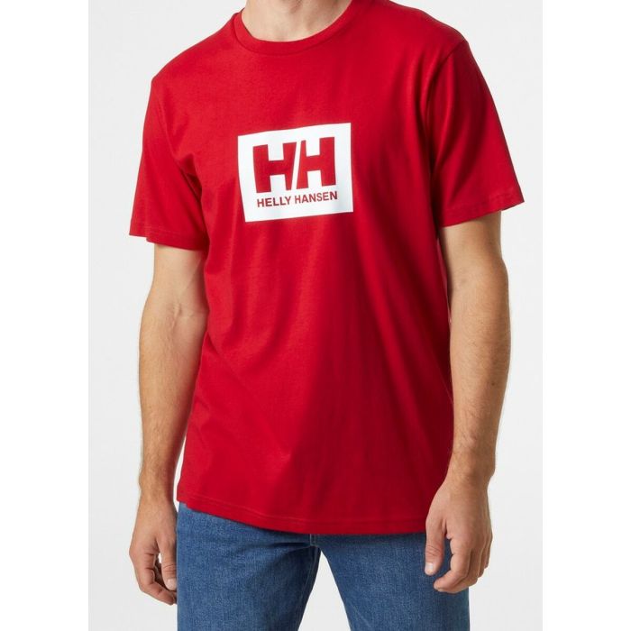 Camiseta de Manga Corta Hombre HH BOX T Helly Hansen 53285 162 Rojo 1