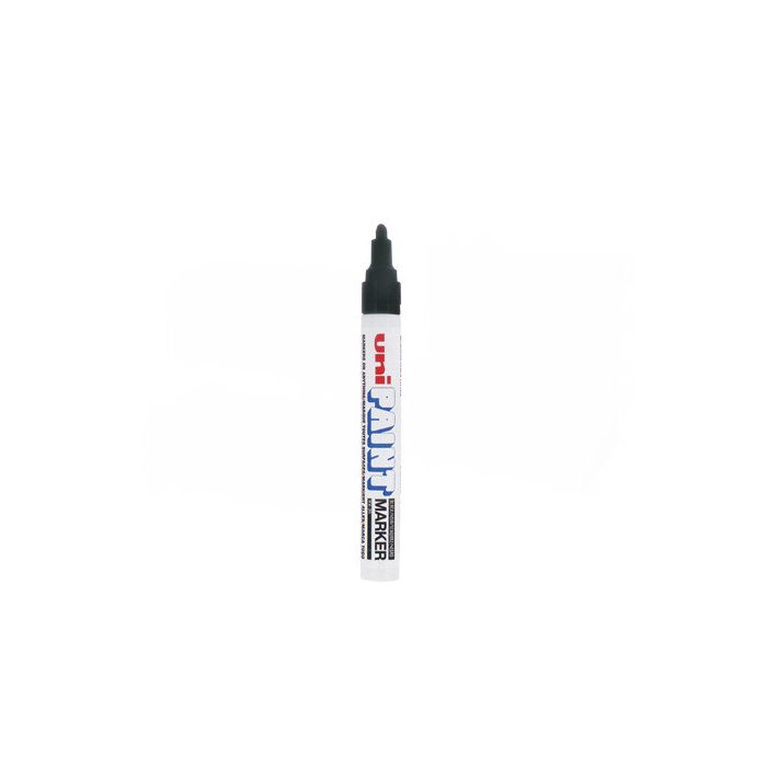 Uniball marcador permanente paint marker px-20(l) negro