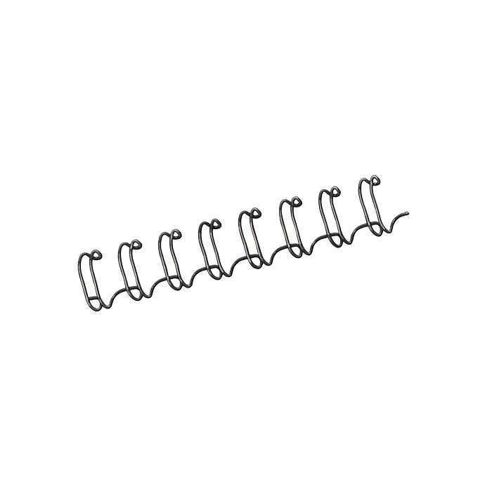 Pack 100 Wires 8 Mm. Negro Fellowes 53261