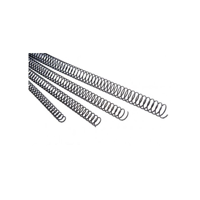 Espirales para Encuadernar Fellowes 5110801 100 Unidades Metal Negro Ø 18 mm