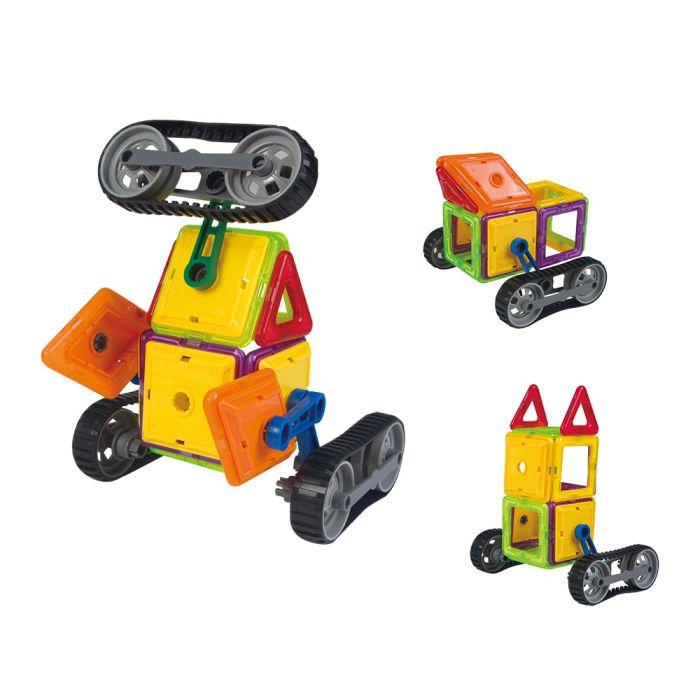 Magnetic Kit Obra Robots 51 Piezas Tachan 1