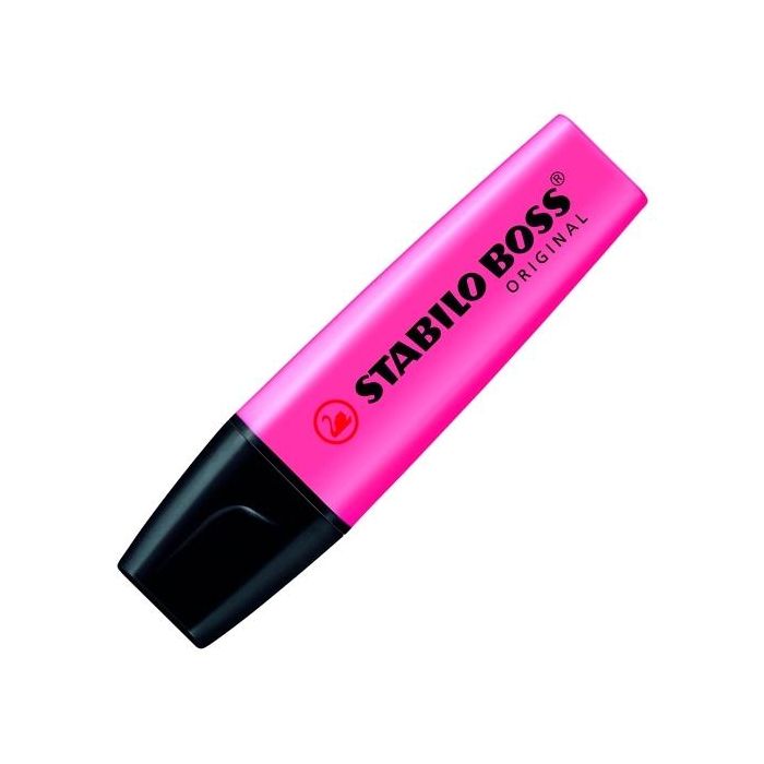 Stabilo Boss marcador fluorescente rosa 0