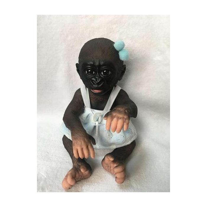 Muñeco Gorila Bebé con chupete y vestido 29 cm - Modelos surtidos 1