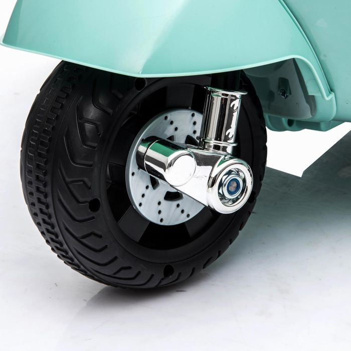 Mini Vespa 6V Azul Celeste Licencia Tachan 4