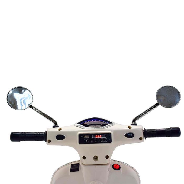 Vespa Gts 12V Blanca Licencia Tachan 3