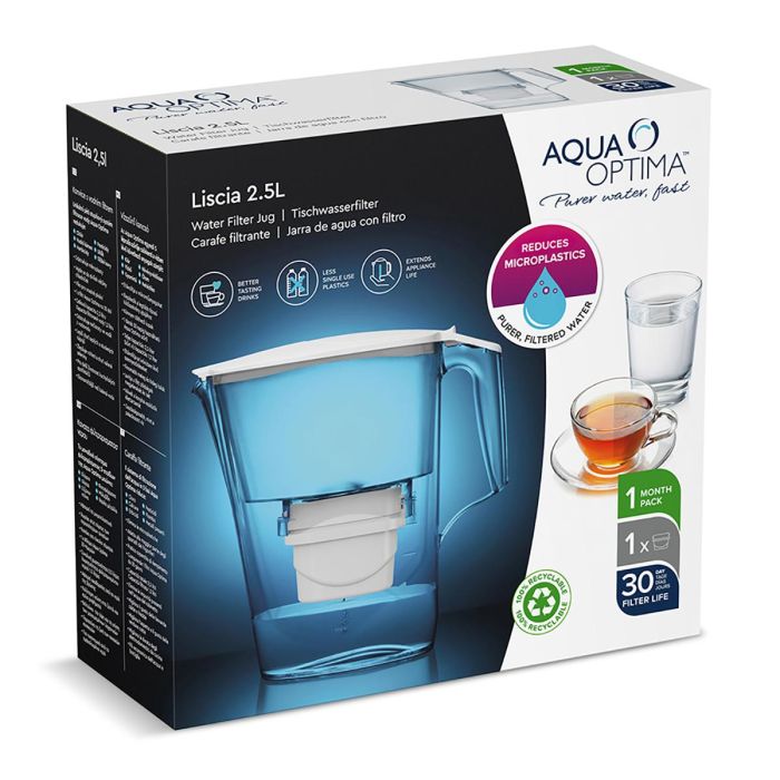 Jarra Agua con Filtro Liscia Evolve Aqua Optima 2,5 L 3