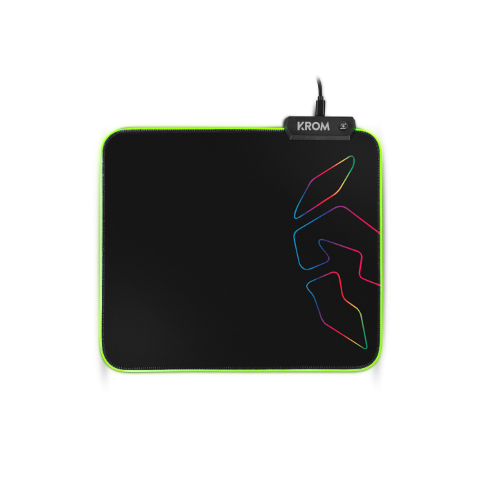 Alfombrilla Gaming con Iluminación LED Krom Knout RGB RGB (32 x 27 x 0,3 cm) Negro 5