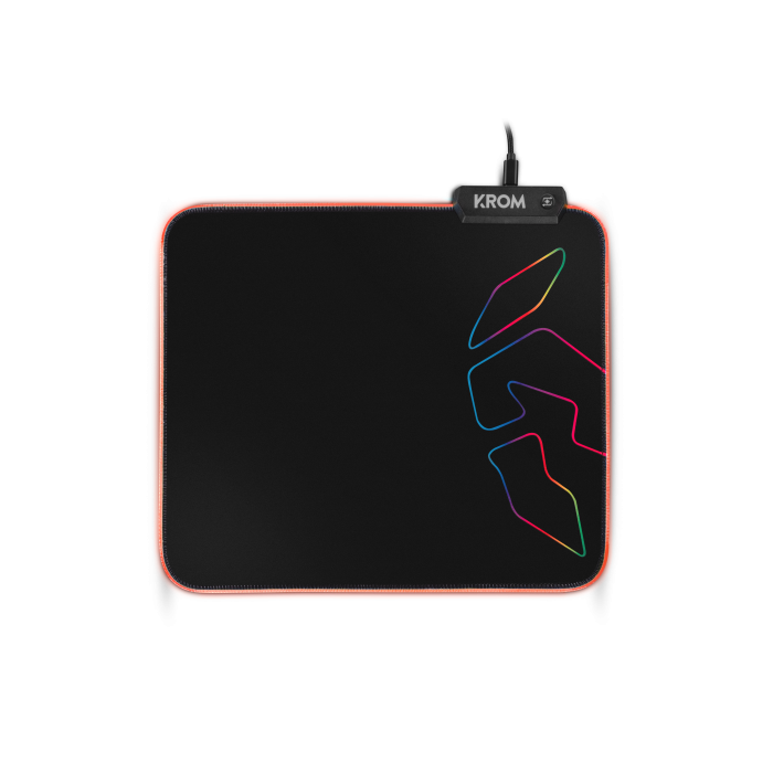 Alfombrilla Gaming con Iluminación LED Krom Knout RGB RGB (32 x 27 x 0,3 cm) Negro 7