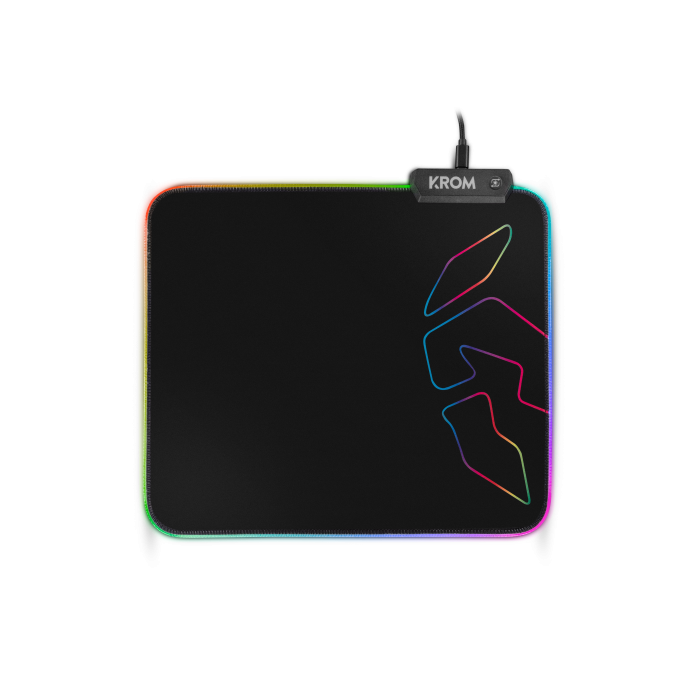 Alfombrilla Gaming con Iluminación LED Krom Knout RGB RGB (32 x 27 x 0,3 cm) Negro 8