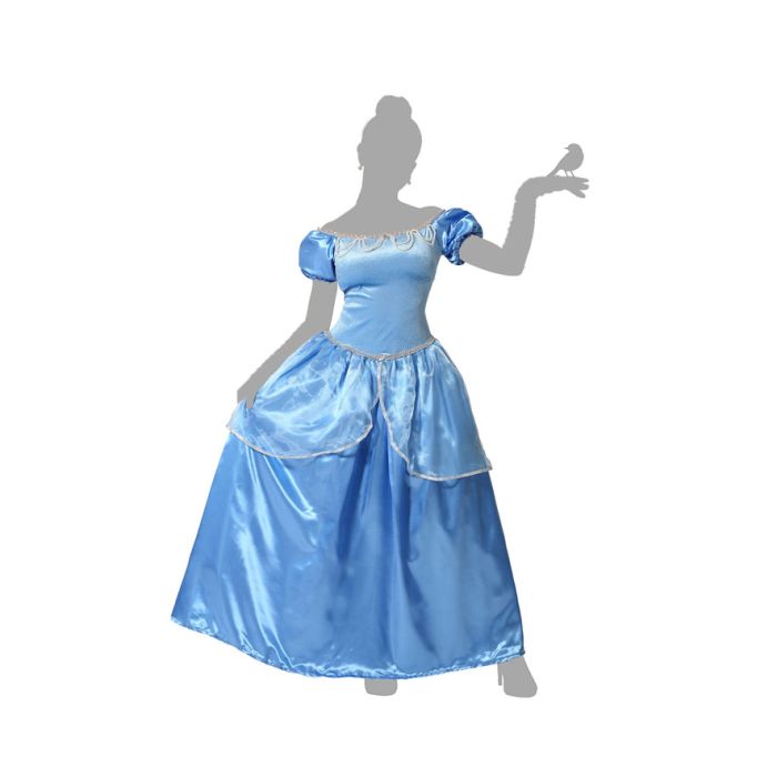Disfraz Princesa Azul 4