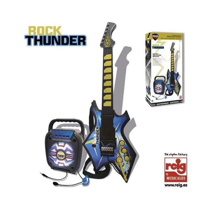 Guitarra Elctronica Rock Thunder mas Bafle Con Bluetooth. 1