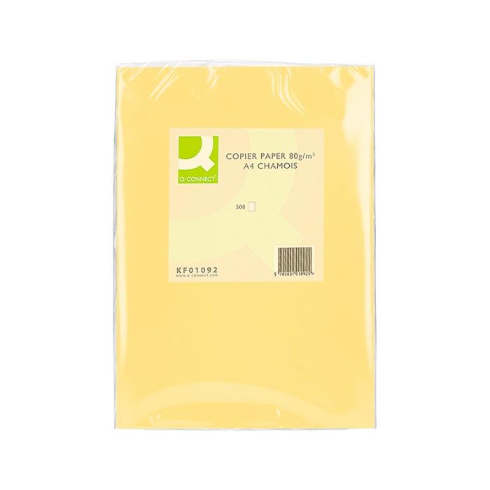 Papel Color Q-Connect Din A4 80 gr Champagne Paquete De 500 Hojas 1