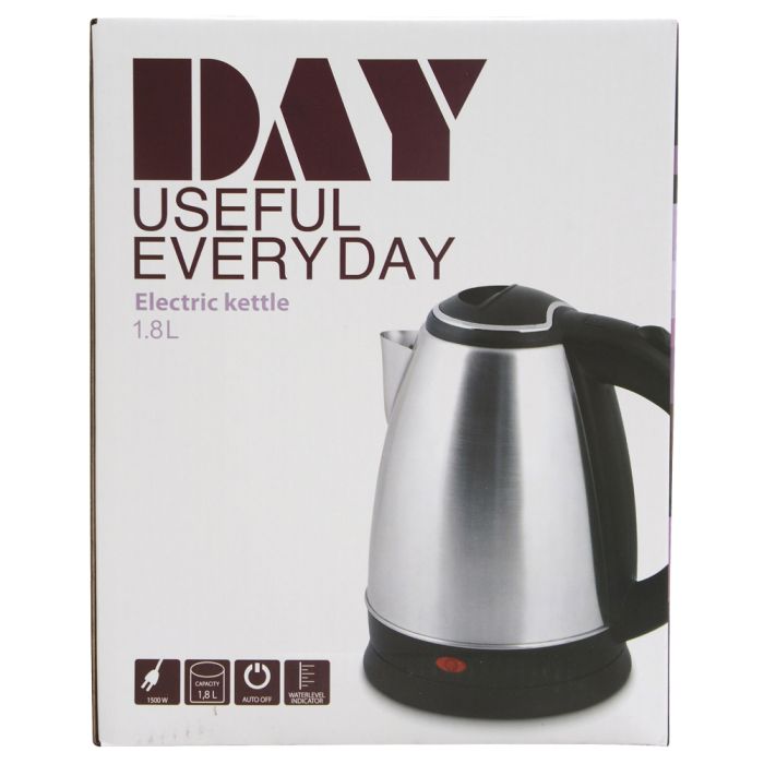 Hervidor de acero inoxidable 1.8l 1500w day 5