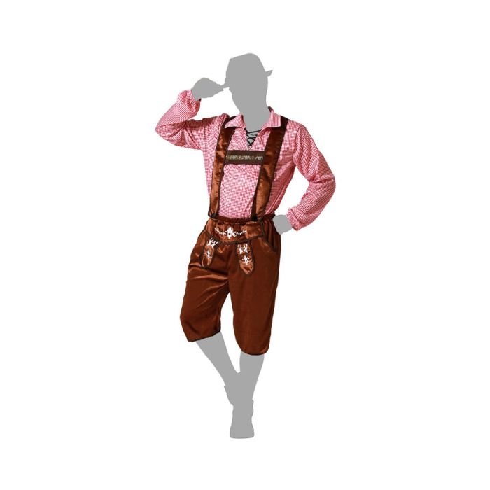 Disfraz Aleman Marron XL 4 Disfraz Aleman Marron XL 4