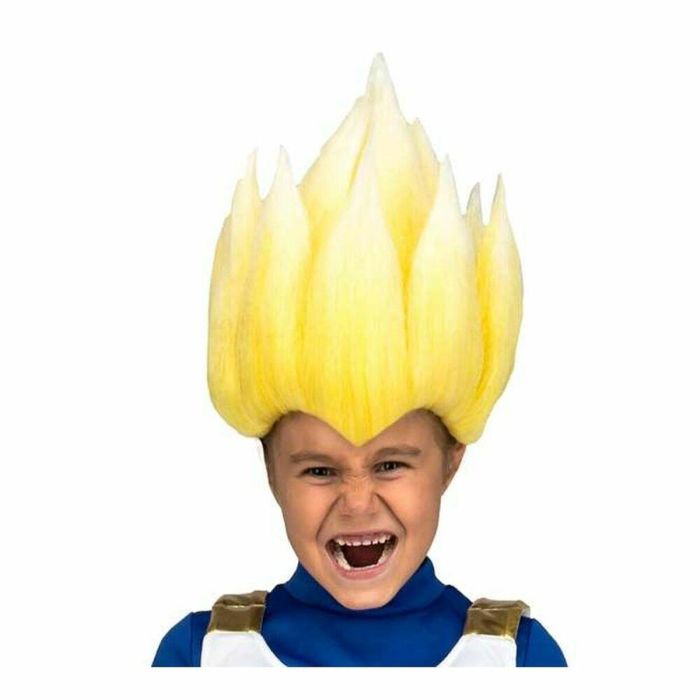 Peluca infantil sayan vegeta talla única