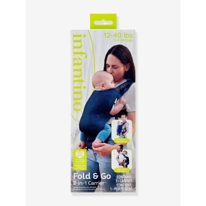 Portabebés - INFANTINO - Fold n Go - Nomad 2 Portabebés - INFANTINO - Fold n Go - Nomad 2