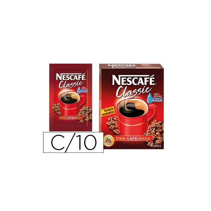 Cafe Nescafe Natural Monodosis Caja De 10 Sobres