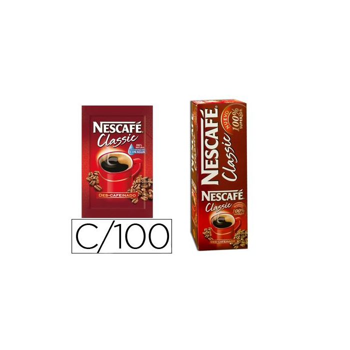 Cafe Nescafe Descafeinado Monodosis Caja De 10 Sobres