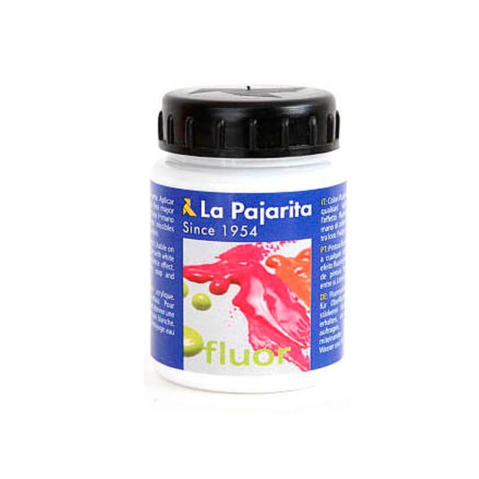 Pintura Acrilica La Pajarita F-00 Blanco Fluorescente 75 mL 6 unidades 1