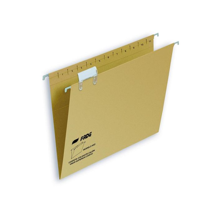 Carpeta Colgante Fade Folio Prolongado Visor Superior Kraft Eco 50 unidades 2