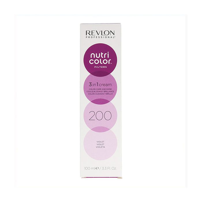 Coloración Permanente en Crema Revlon Nutri Color Filters Violeta Nº 200 (100 ml)