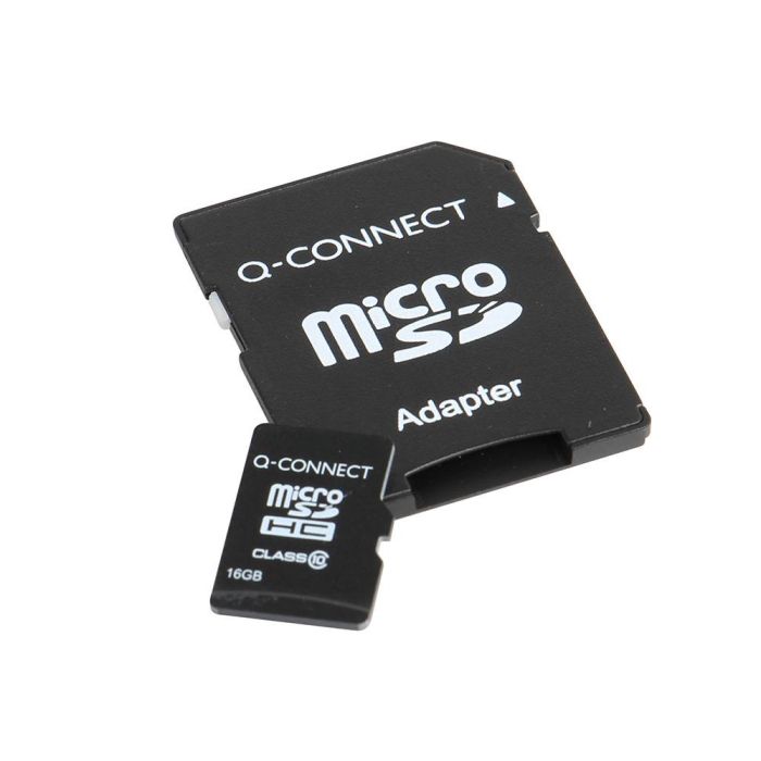 Memoria Sd Micro Q-Connect Flash 16 grb Clase 6 Con Adaptador 2