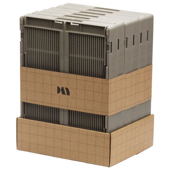 Conjunto de 2 cajas de almacenamiento plegables 33x24.5x15cm marrón day 3