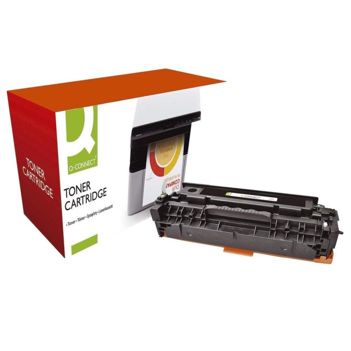 Toner Q-Connect Compatible Hp Cc530A Para Color Laserjet Cp2520-Cm2320 Mfp 3.000Pag Negro