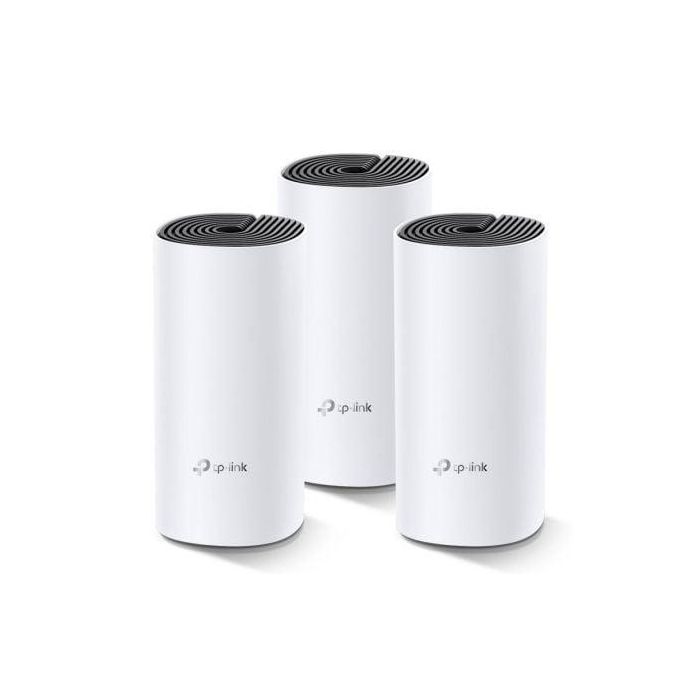 TP-Link DECO M4(3-PACK) Sistema WiFi Mesh AC1200 para Todo el Hogar. Doble Banda, 2 Puertos Gigabit Ethernet. Pack 3 Unidades. 0 TP-Link DECO M4(3-PACK) Sistema WiFi Mesh AC1200 para Todo el Hogar. Doble Banda, 2 Puertos Gigabit Ethernet. Pack 3 Unidades. 0